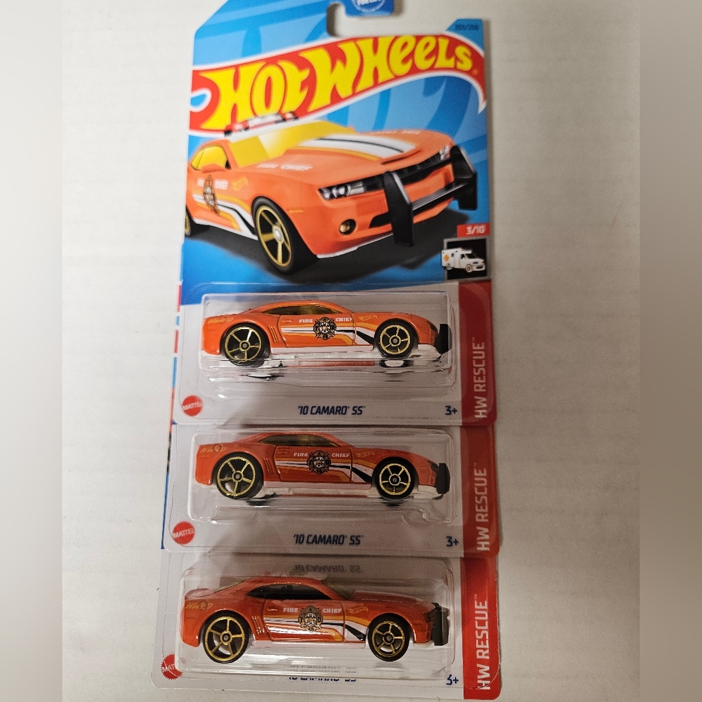 Hot Wheels '10 Camero SS‎ Orange Bundle
